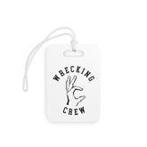 Luggage Tag - Black on White
